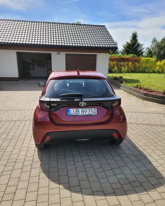Toyota Yaris cena 69000 przebieg: 37000, rok produkcji 2021 z Krzeszowice małe 92